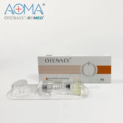 High Quality Otesaly Injectable Face Hyaluronic Acid Filler Lip Lines Dermal Filler for Face Care 1ml 2ml