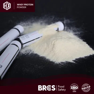 Haoxiang Imported Brand GMP Certified Whey Protein Isolate Powder Light Yellow Powder Quality Whey Protein Manufacturers Plant Based Whey Protein Powder