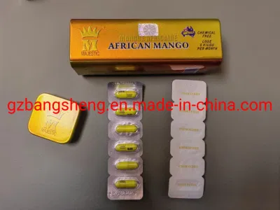 African Mango Weight Loss Capsules Slimming Capsules Long Iron Box