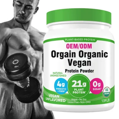 Premier OEM High Quality Orgain Organic Vegan Protein Powder Support Energy&Building Muscle Plant Whey Protein Powder